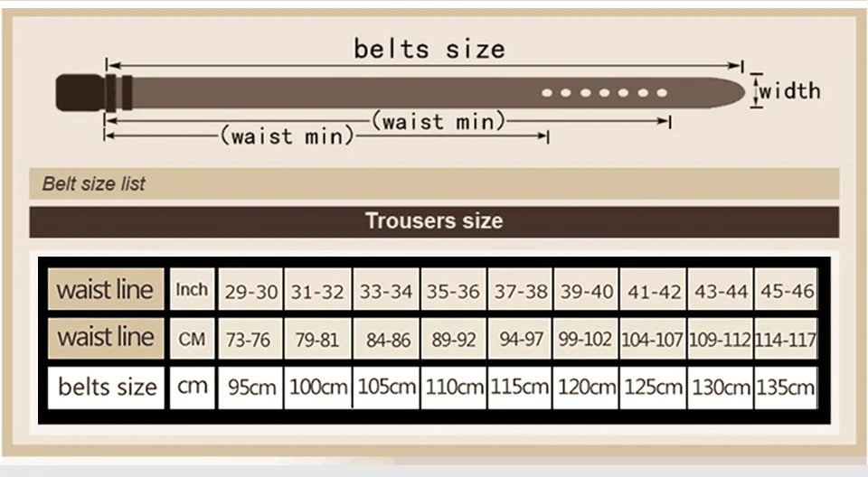 Men's High-Quality Genuine Leather Belt – Luxury Designer Cowskin Fashion Strap for Jeans & Cowboy Style