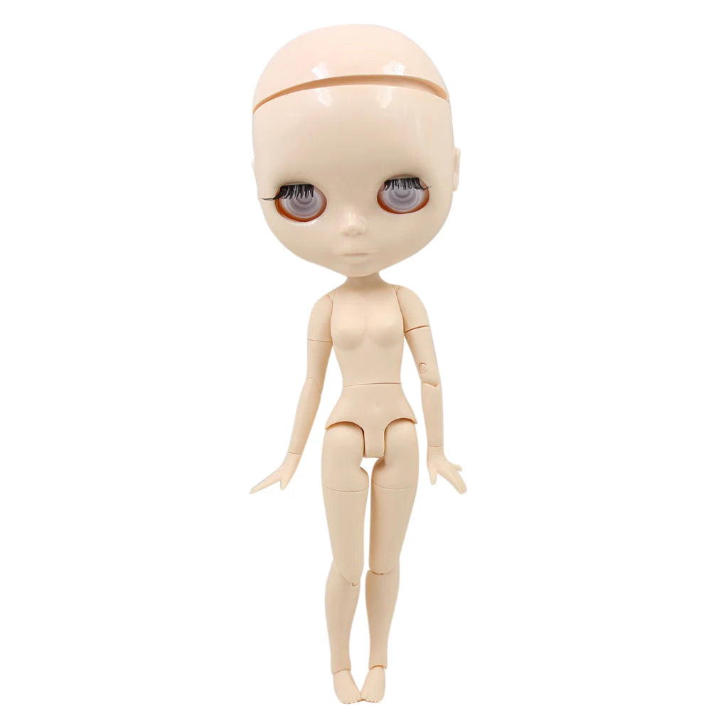 DBS Blyth Doll Toy – 30cm Joint Body Bald Head DIY Doll without Eyechips, Loose Scalp
