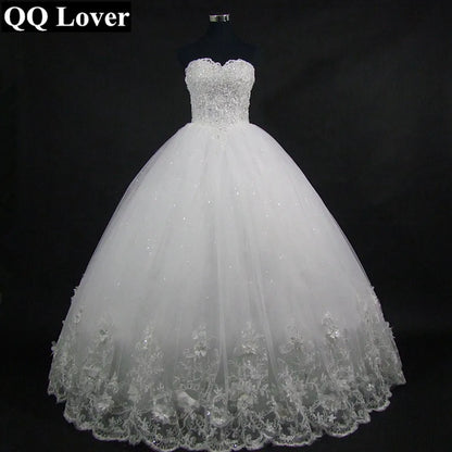 Luxury Lace Wedding Dress - Custom Vintage Plus Size Ball Gown Bridal Vestido De Noiva 2025