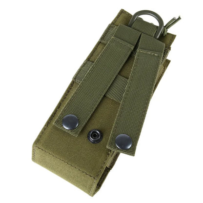 MOLLE Water Bottle Holster Pouch - Outdoor Sports, Hiking, Camping & Travel Canteen Holder EDC Tool Waist Bag