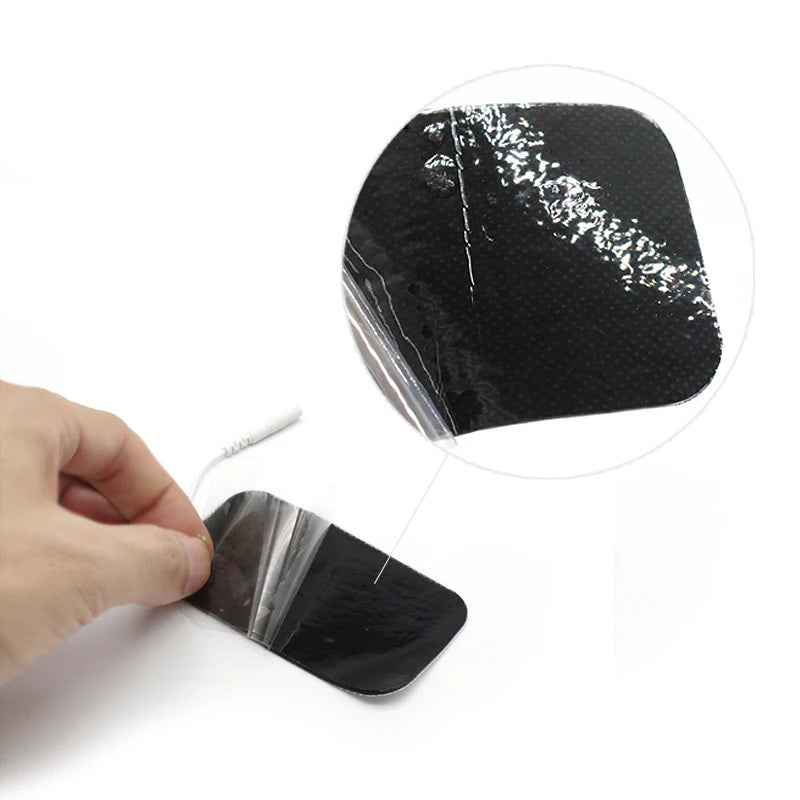 5×9cm Non-Woven Electrode Pads – 2mm Plug for TENS Muscle Stimulator & Acupuncture Machine, Gel Patch Accessories