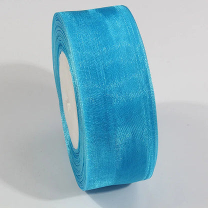 10 Yards Sheer Chiffon Organza Ribbon - Satin Gift Wrapping Ribbon for Wedding Bouquets, Party Decor & DIY Crafts