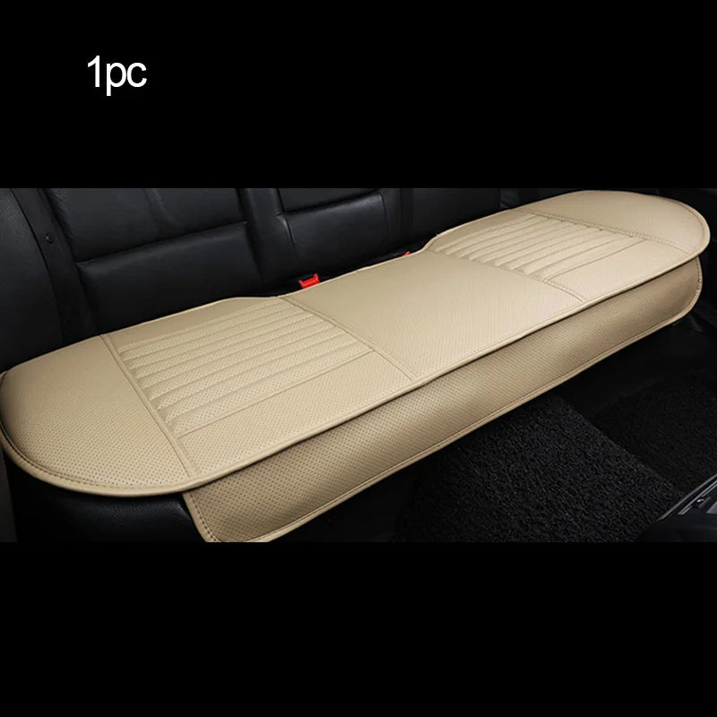 Universal Leather Car Seat Covers - Seat Cushion Protector Mats for Auto Interiors