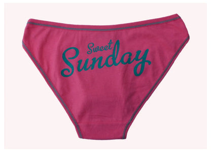 Women's Cotton Panties - 7 Pack Sexy Everyday Briefs & Knickers, M/L/XL Lingerie Set