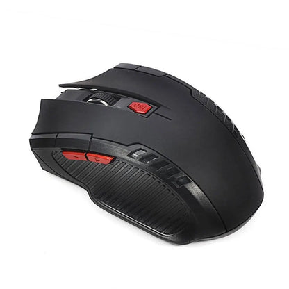 2.4G Wireless Mouse with USB Receiver – 6-Button Professional Optical Mouse with Right Scroll for Laptop, PC & Gaming