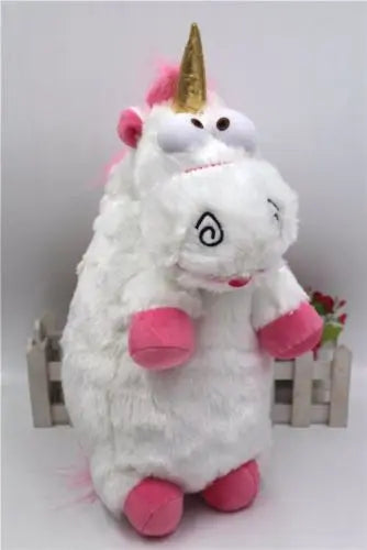 Despicable White Unicorn Plush Backpack - 50cm Kids School Bag & Soft Gift Toy