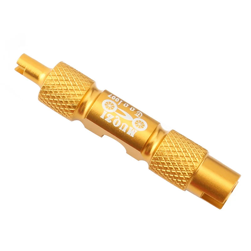 MUQZI MTB & Road Bike Valve Tool – Schrader & Presta Wrench for Tire Installation and Valve Core Removal