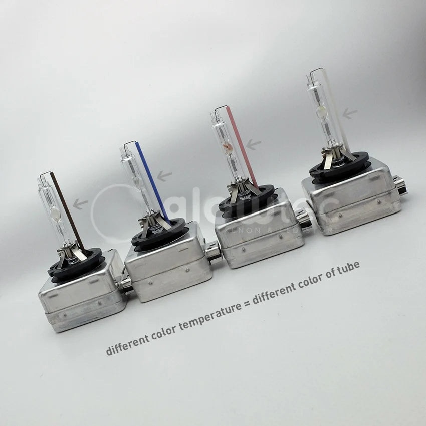 GLOWTEC HID Headlight Bulbs - D1S D2S D3S D4S Series Xenon Replacement Lamps 4300K-8000K