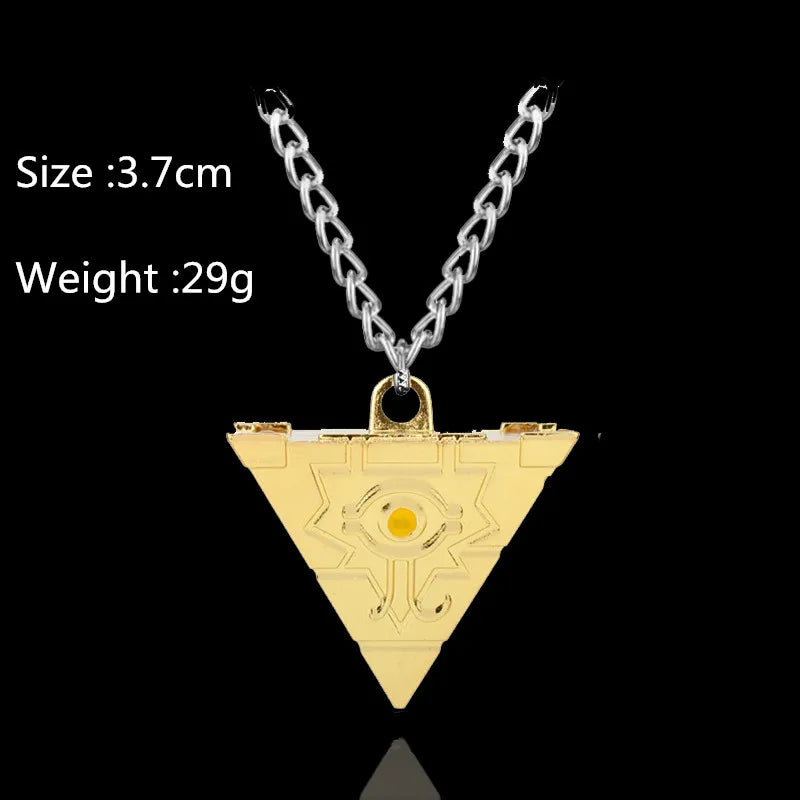 Yu-Gi-Oh! Millennium Puzzle & Eye of Horus Necklaces - 3D Anime Cosplay Pendant Jewelry Gift for Men and Women