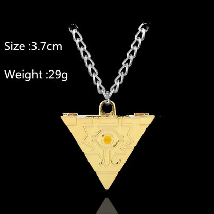 Yu-Gi-Oh! Millennium Puzzle & Eye of Horus Necklaces - 3D Anime Cosplay Pendant Jewelry Gift for Men and Women