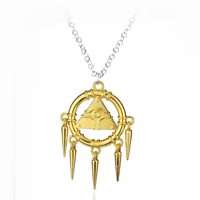 Yu-Gi-Oh! Millennium Puzzle & Eye of Horus Necklaces - 3D Anime Cosplay Pendant Jewelry Gift for Men and Women