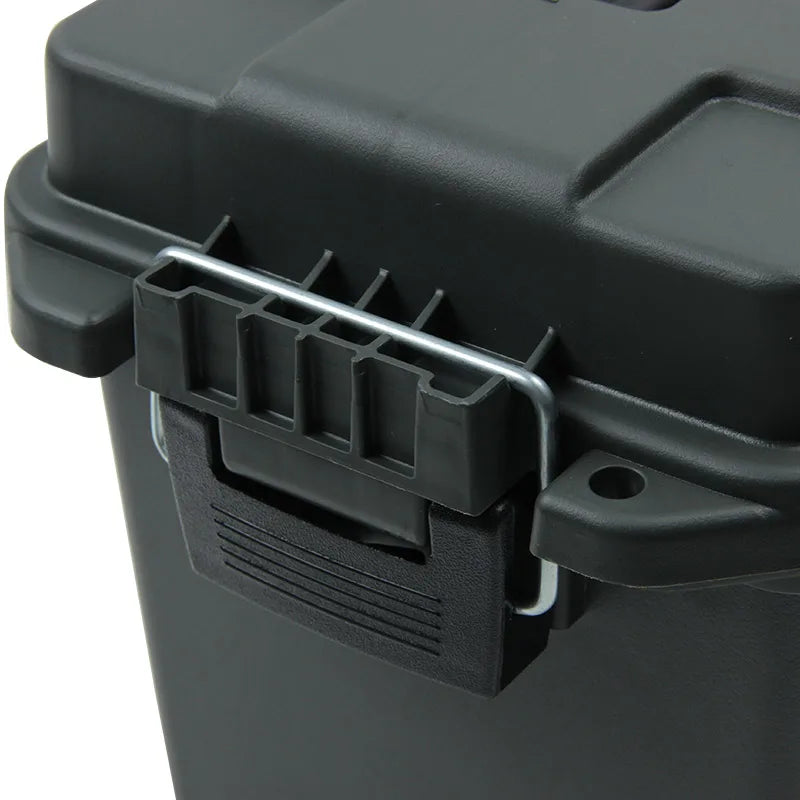 Plastic Ammo Box – Lightweight High-Strength Bullet Storage Case, Weapons Safe, Ammo Can Crate Accessory