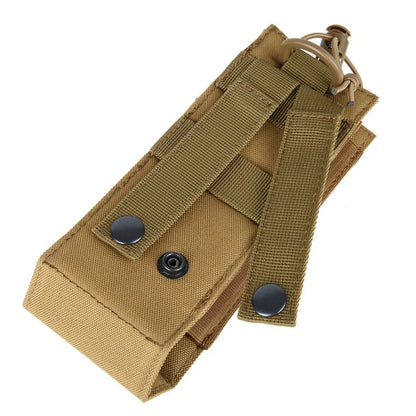 MOLLE Water Bottle Holster Pouch - Outdoor Sports, Hiking, Camping & Travel Canteen Holder EDC Tool Waist Bag