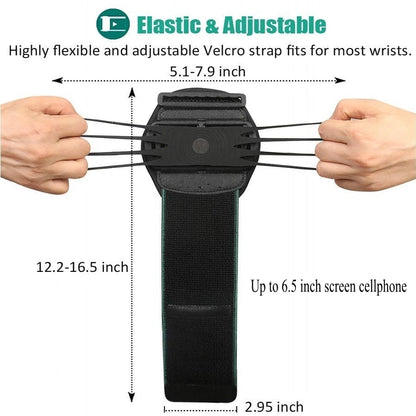 Universal Sports Armband: Wristband Phone Holder for iPhone Running (4"-6.5" Inch) - Compatible with Samsung, Xiaomi, OPPO - Ideal for Cycling, Gym, and Outdoor Activities