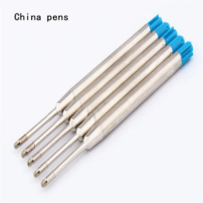 High Quality 039 Push Ballpoint Pen – Gold & Silver Medium Nib Writing Pen for Business, Office & School Supplies