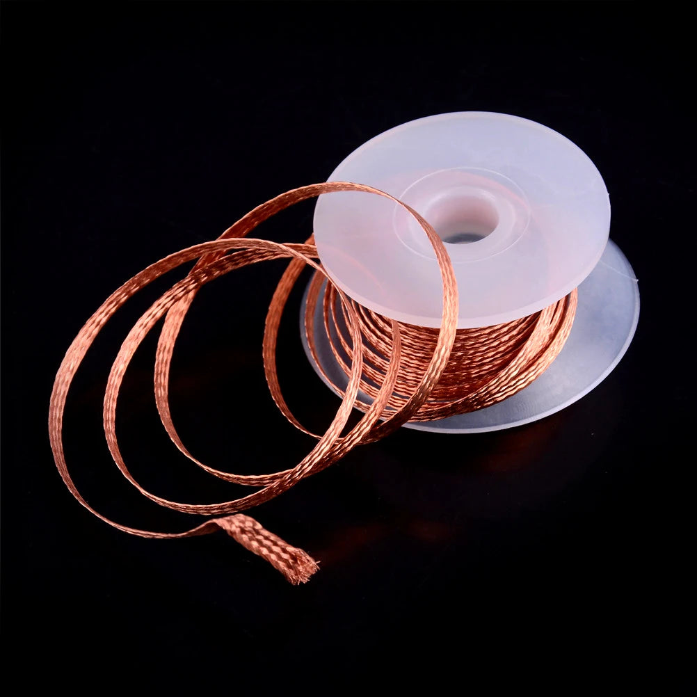 Desoldering Braid Solder Wick - 1.5m Copper Wire for PCB & Electronics Repair