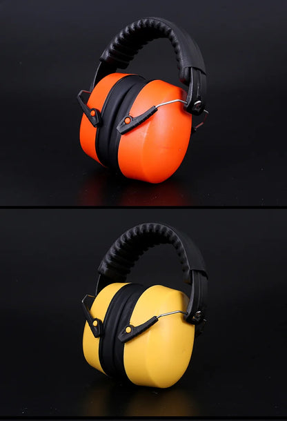 Work Safety Earmuffs – Anti-Noise Portable Ear Protectors for Work, Study, Sleeping, Woodwork & Shooting