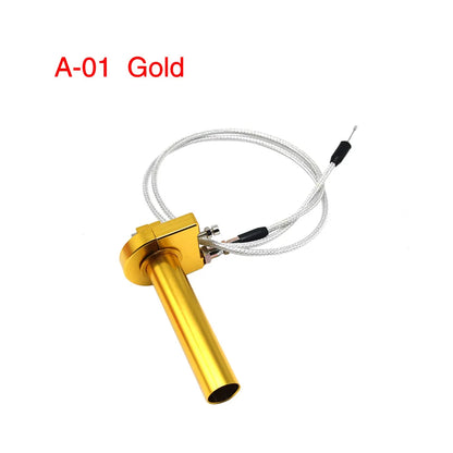 ZSDTRP 7/8" Aluminum Quick Action Throttle Grip Set – Twist Gas Throttle with Cable for 50cc, 110cc, 125cc Dirt & Pit Bikes
