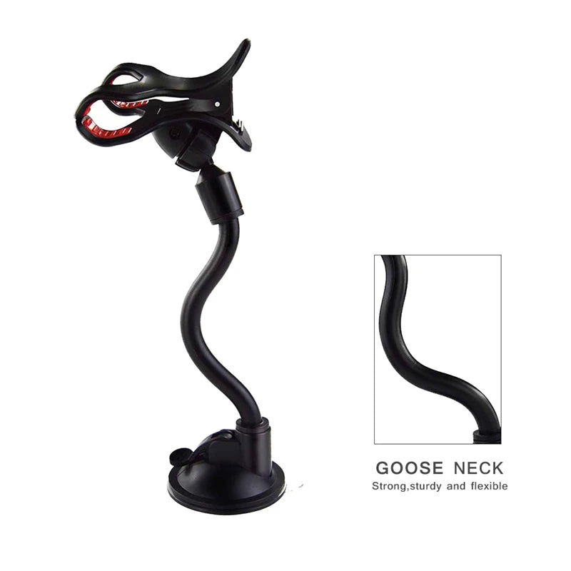Guitar Phone Holder Stand — Street Singing & Song Lyrics Mobile Car Suction Cup Support