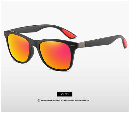 Classic Polarized Sunglasses – Unisex Square Frame Driving & Fishing UV400 Eyewear