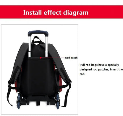 Children’s Wheeled School Trolley Bag | Rolling Backpack for Girls & Boys, Travel Luggage with Wheels