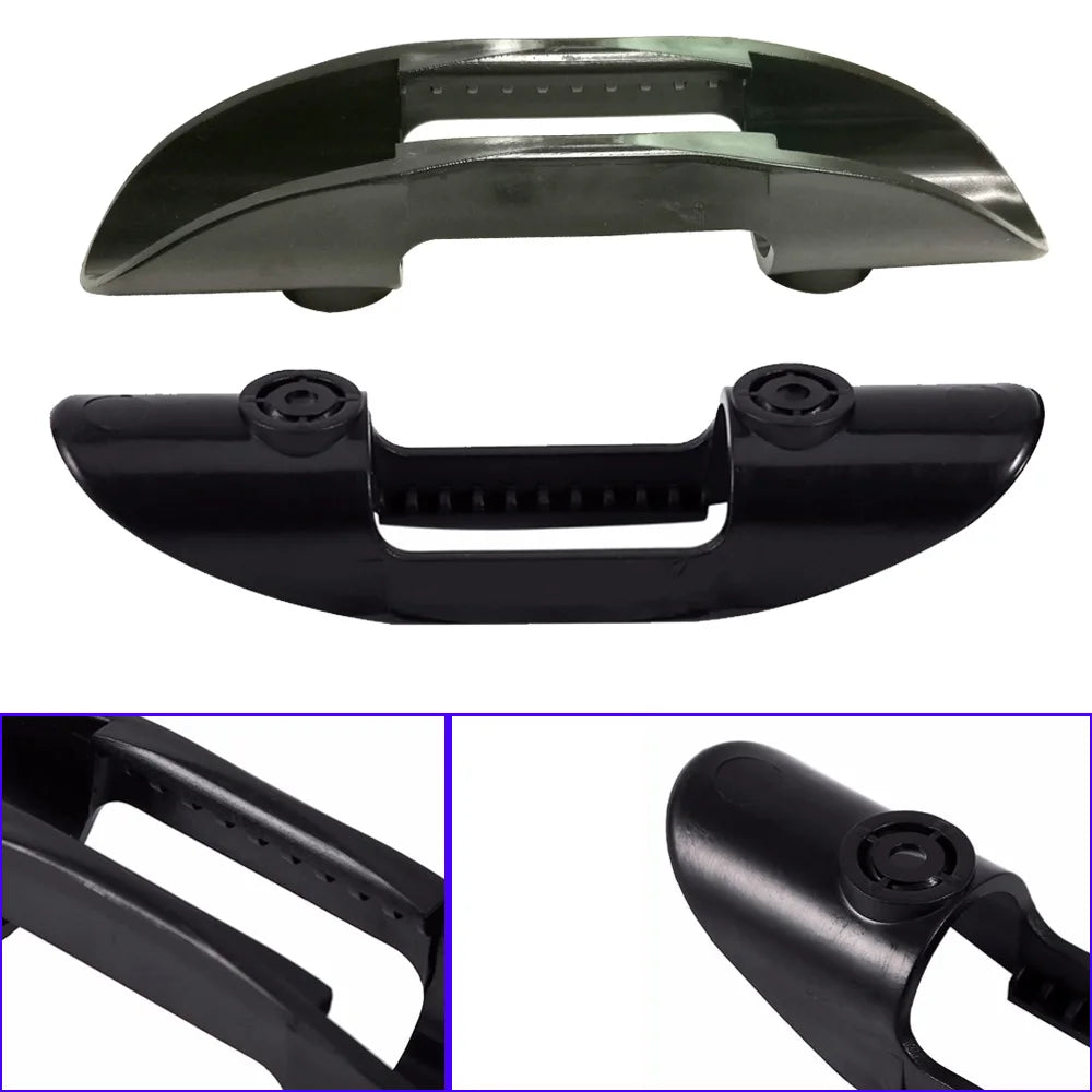 Kayak Canoe Paddle Clip – Deck Mounted Paddle Holder with Screws & Nuts for Fishing Boats & Oars