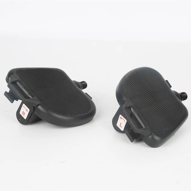 New Exercise Bike Pedals – Widened Bicycle Pedals with Pedal Straps for Stationary Cycle, Home Fitness