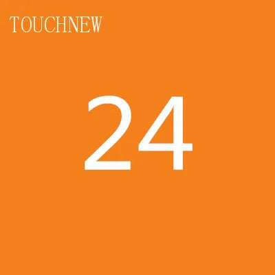 TOUCHNEW Alcohol Sketch Markers - Dual Tip Brush Pens for Manga Drawing & Art Supplies