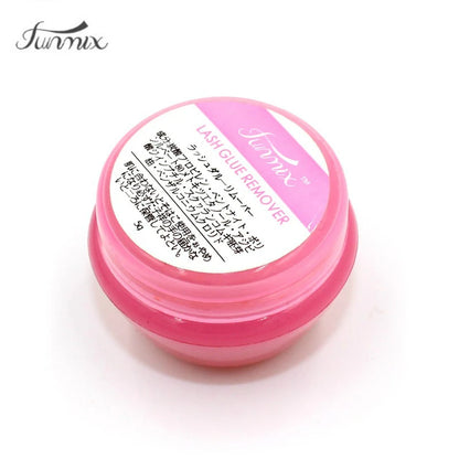 5g Professional Pink Eyelash Extension Glue Remover Cream – Gentle Lash Adhesive Dissolver for Makeup & Salon Use