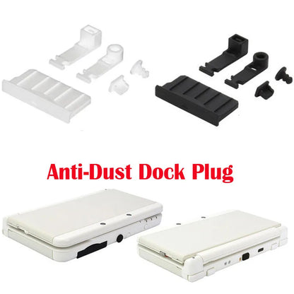 Silicone Anti-Dust Plug for Nintendo 3DS/2DS – Earphone Jack & Charging Port Dust-Proof Protector Cap