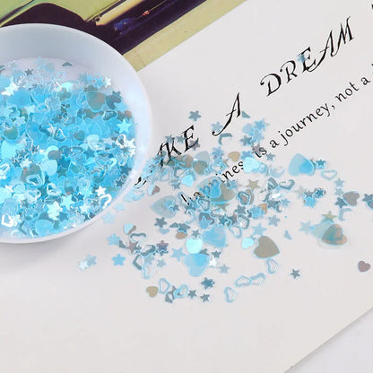 2000Pcs Mixed Color Sequins Pack - DIY Nail Art, Craft Jewelry Making & Wedding Decoration Confetti Supplies