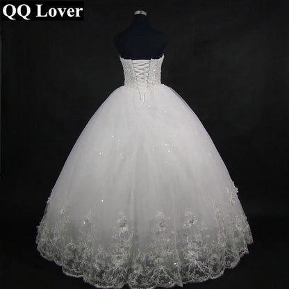 Luxury Lace Wedding Dress - Custom Vintage Plus Size Ball Gown Bridal Vestido De Noiva 2025