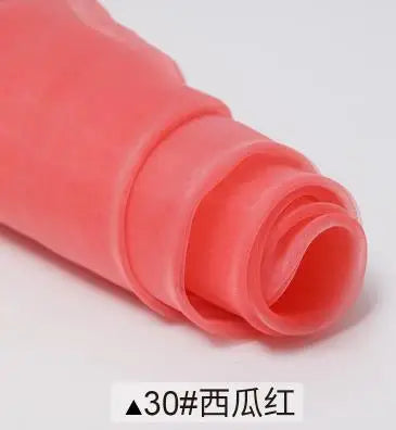 Sheer Organza Fabric Roll - Wedding Party Decoration Material For Romantic Birthday And Event Decor
