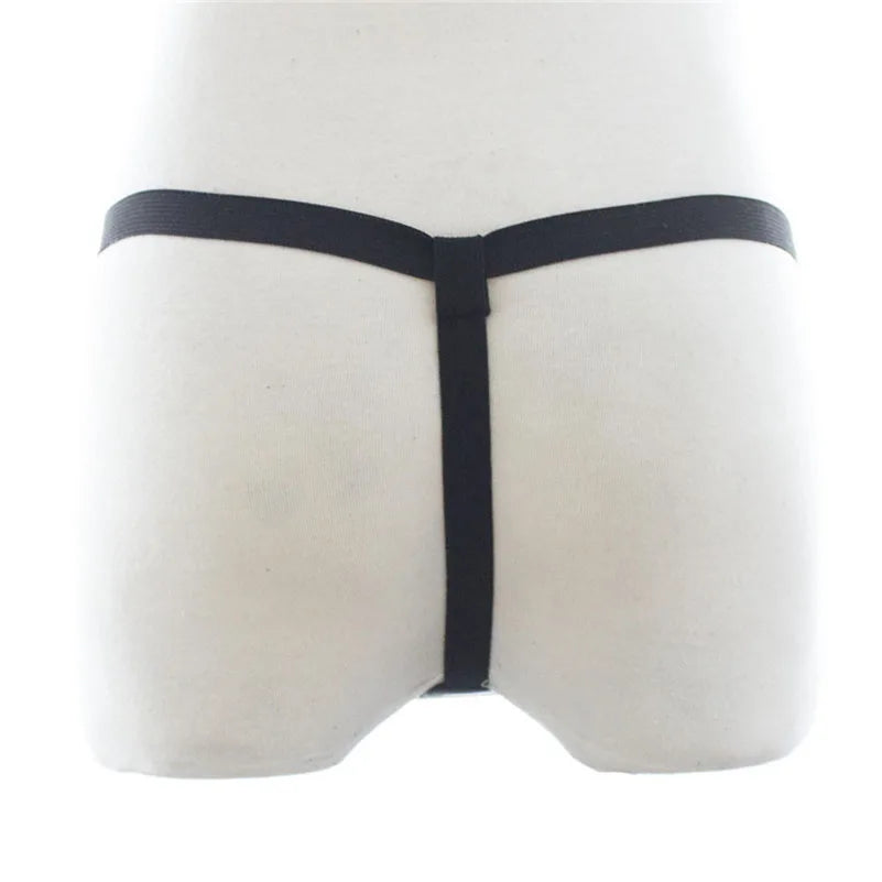 Women's Leather Chastity Belt - Adjustable Body Restraint Harness with Cock Ring for Adult Intimate Use