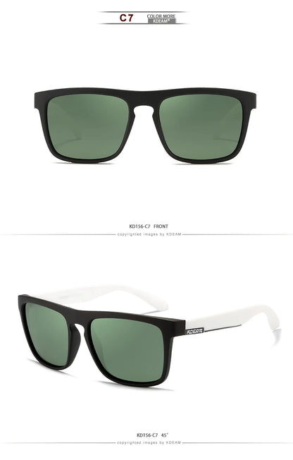 KDEAM Men’s Polarized Photochromic Night Sight Driving Sunglasses UV400 – New KD156 Colors CE Certified