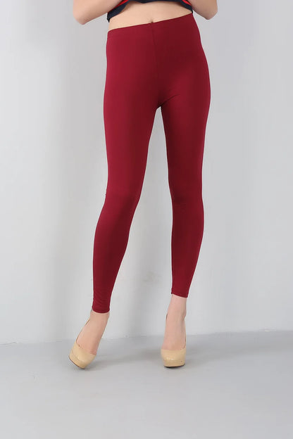 2023 Women's Bamboo Fiber High Elastic Slim Leggings – Plus Size 2XL-7XL, Spring & Summer Fashion