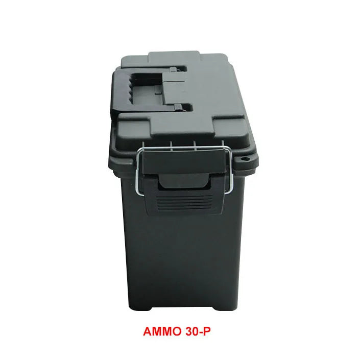 Plastic Ammo Box – Lightweight High-Strength Bullet Storage Case, Weapons Safe, Ammo Can Crate Accessory