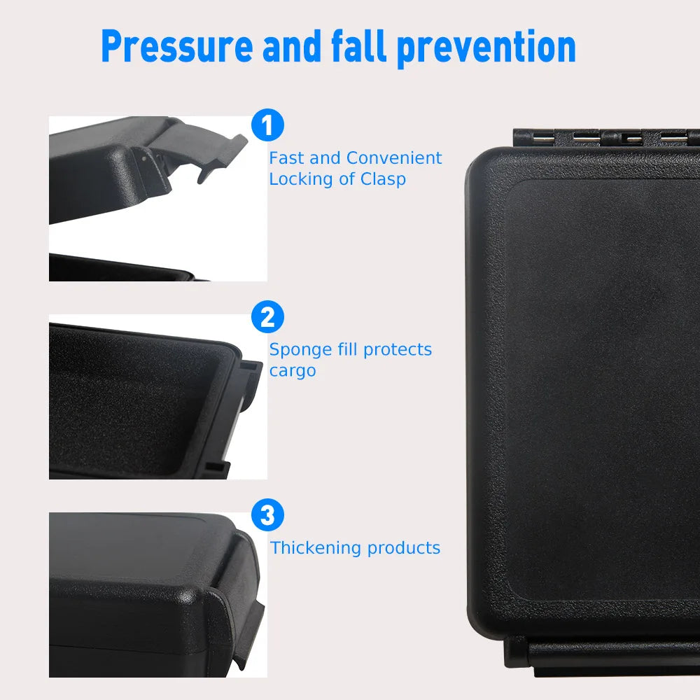 FDBRO Earphone Storage Case – Waterproof EVA Headphone Carry Bag, Protective Case for Earbuds & Portable Headset Accessories