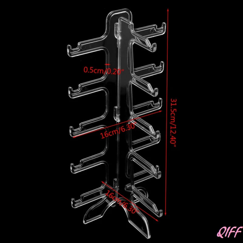 5-Layer Glasses Display Stand – Eyeglasses & Sunglasses Holder Rack