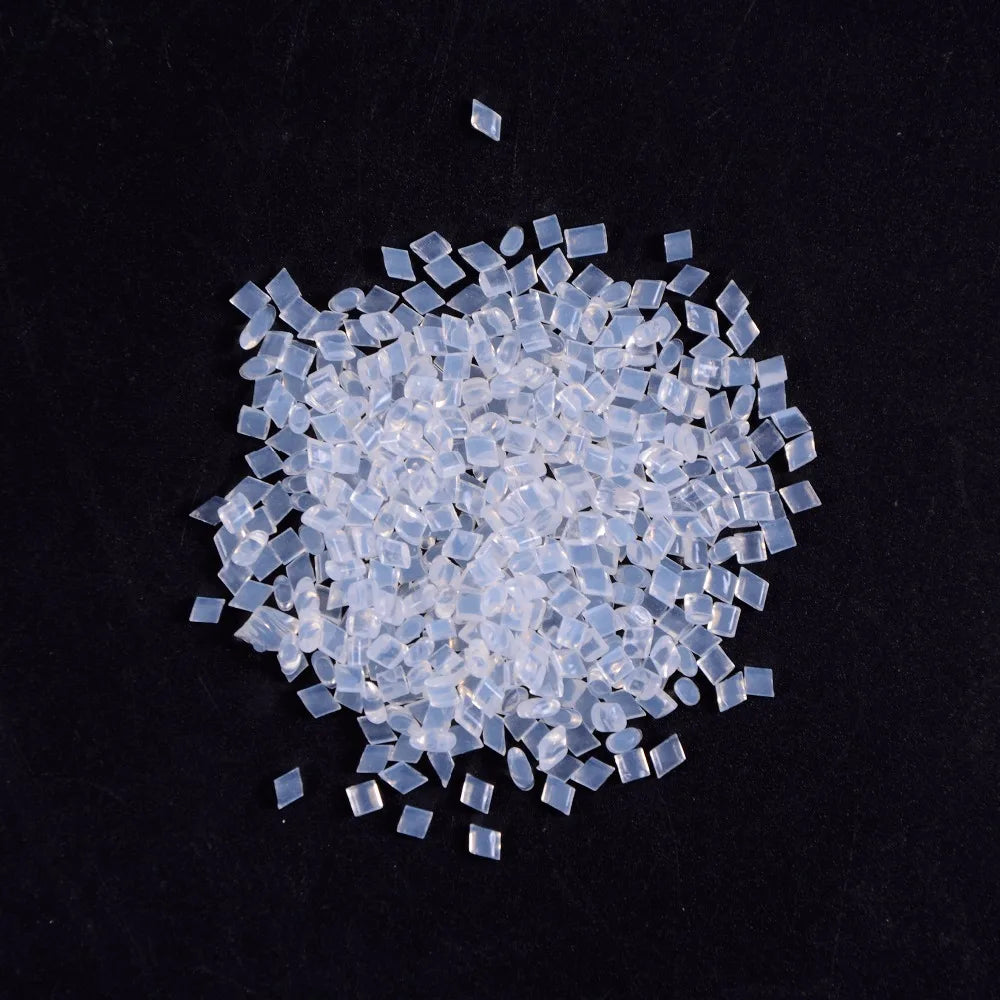 Italian Keratin Granules - 50g White Hair Extension Glue Beads for I-Tip & U-Tip Hair Extensions
