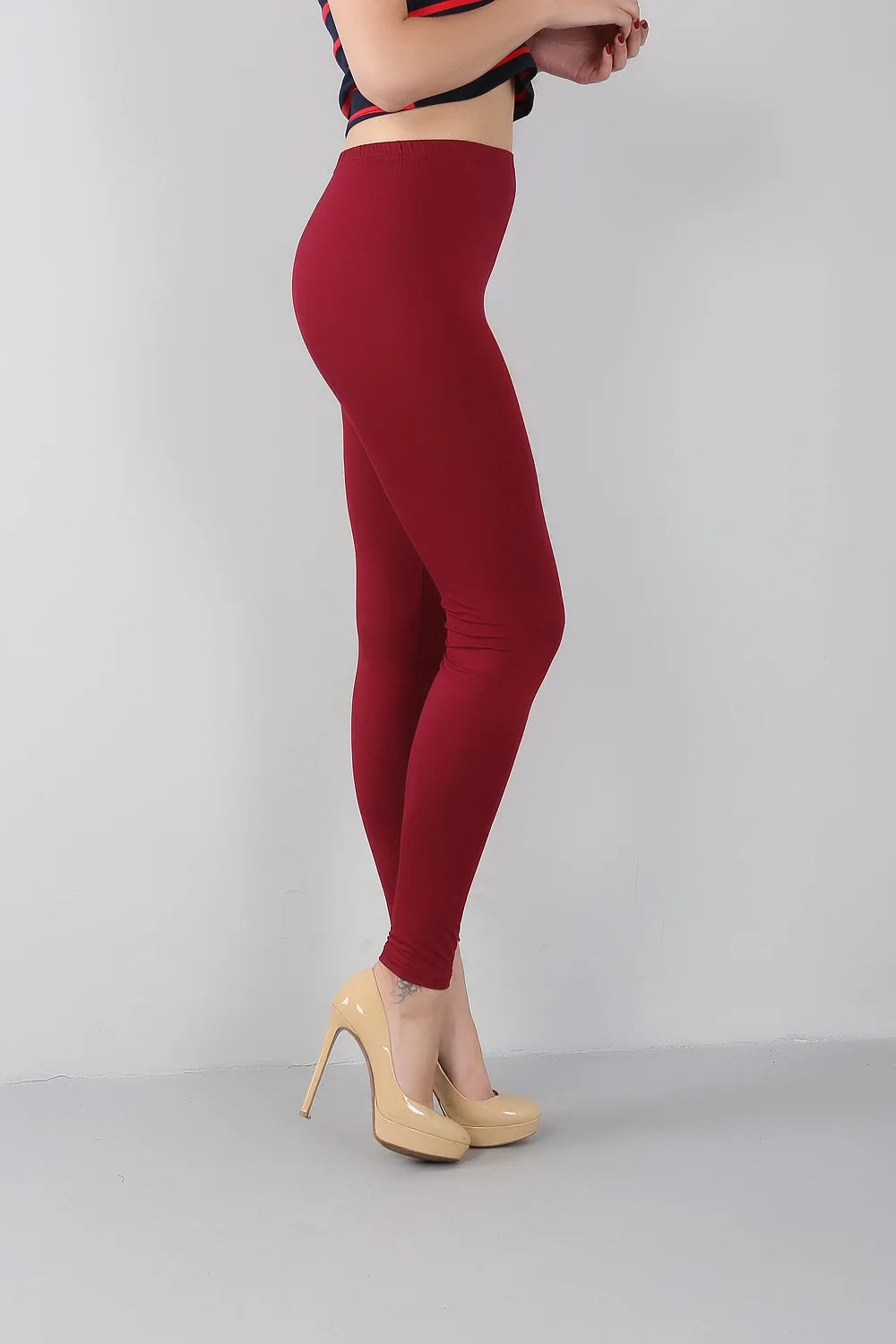 2023 Women's Bamboo Fiber High Elastic Slim Leggings – Plus Size 2XL-7XL, Spring & Summer Fashion