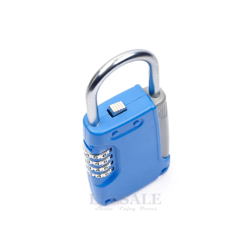 High-Quality Hidden Key Safe Box – 4-Digit Password Lock with Hook (Mini Metal Secret Storage for Home, Villa, Caravan)