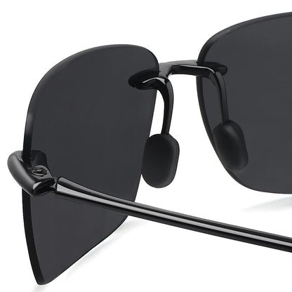 MAXJULI Polarized Sunglasses for Men & Women - Designer Fashion, Rimless Sports & Driving Eyewear (MJ8009)