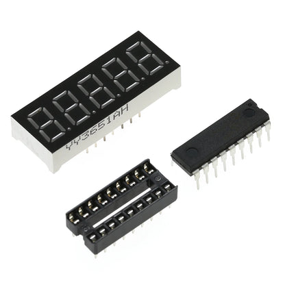 Digital Frequency Counter Tester - 1Hz–50MHz Crystal Oscillator Meter with Transparent Case for DIY Electronics Testing