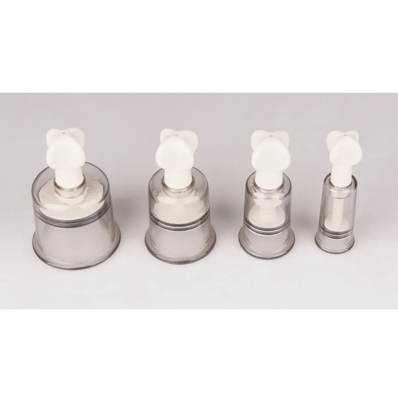 Women’s Nipple Clamps and Breast Suction Stimulator - Adult Intimate Sensory Play Accessories