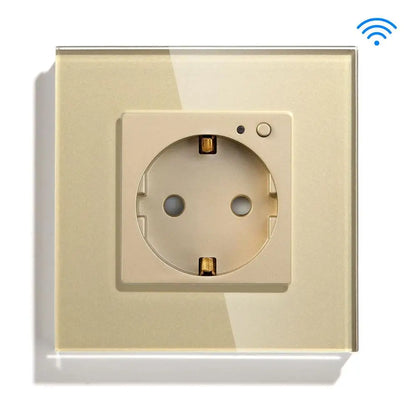 Bseed Smart WiFi Socket – EU Standard Intelligent Outlet, Compatible with Tuya App, Google & Alexa, Timer Function Home Improvement Plug