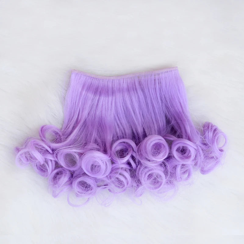 Msiredoll BJD Wig Accessories - Gradient Color Doll Hair for 1/3 1/4 1/6 1/12 DIY Wigs