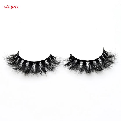 Visofree 3D Mink Lashes – High Volume Natural Black False Eyelashes #108, #109, #110
