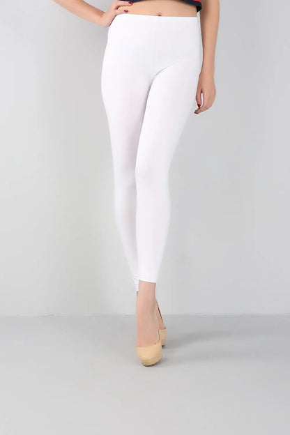 2023 Women's Bamboo Fiber High Elastic Slim Leggings – Plus Size 2XL-7XL, Spring & Summer Fashion