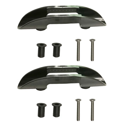 Kayak Canoe Paddle Clip – Deck Mounted Paddle Holder with Screws & Nuts for Fishing Boats & Oars